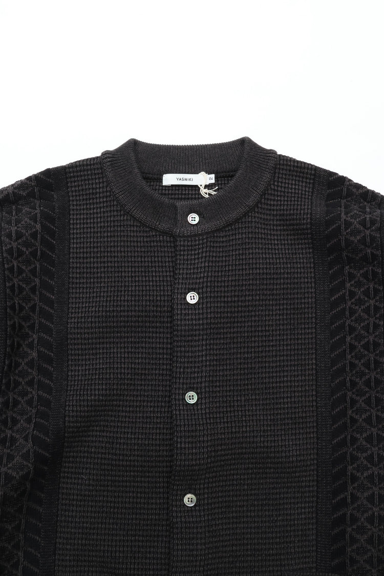 YASHIKI YSK-25AW-KN01 Ginka Cardigan BLACK 