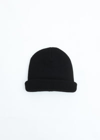 roundabout   Double Knit Beanie RA26AW-AC03 BLACK
