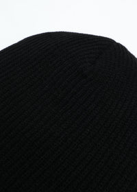 roundabout   Double Knit Beanie RA26AW-AC03 BLACK