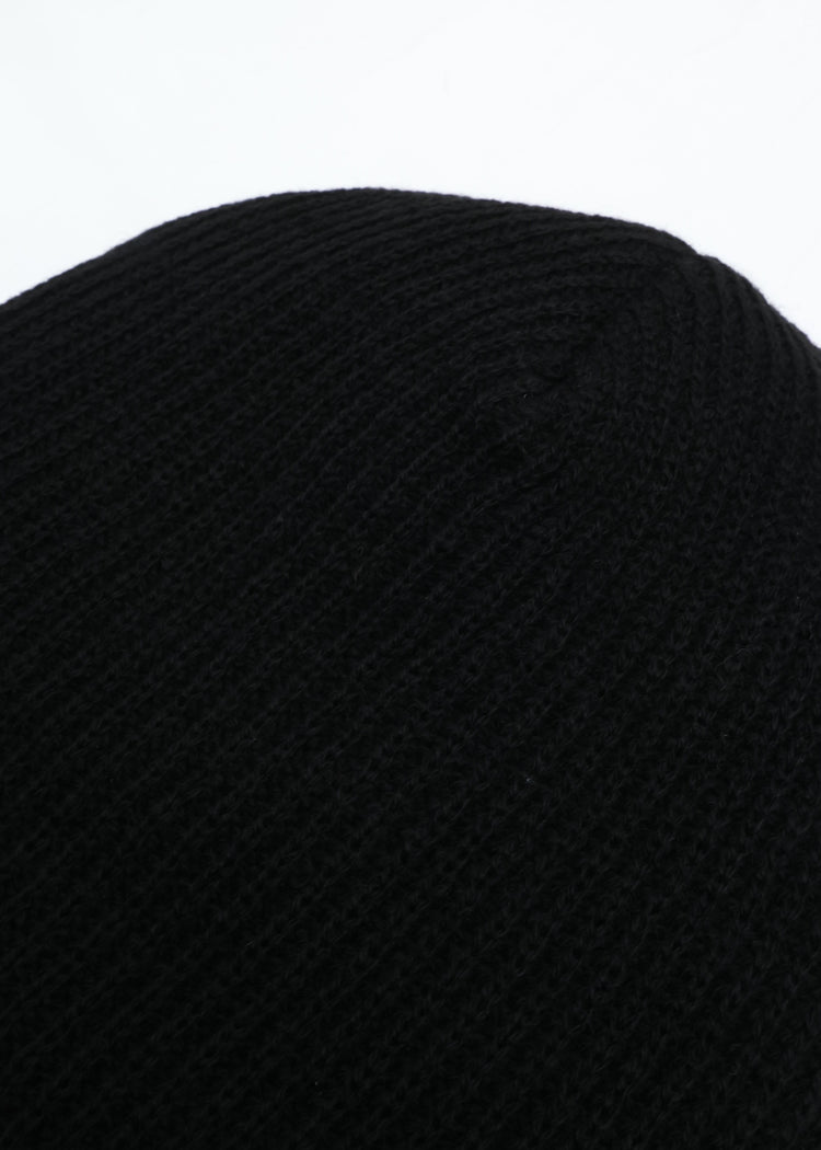 roundabout   Double Knit Beanie RA26AW-AC03 BLACK