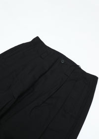 roundabout   Inside-Out 2tuck Pants RA26AW-PT04 BLACK