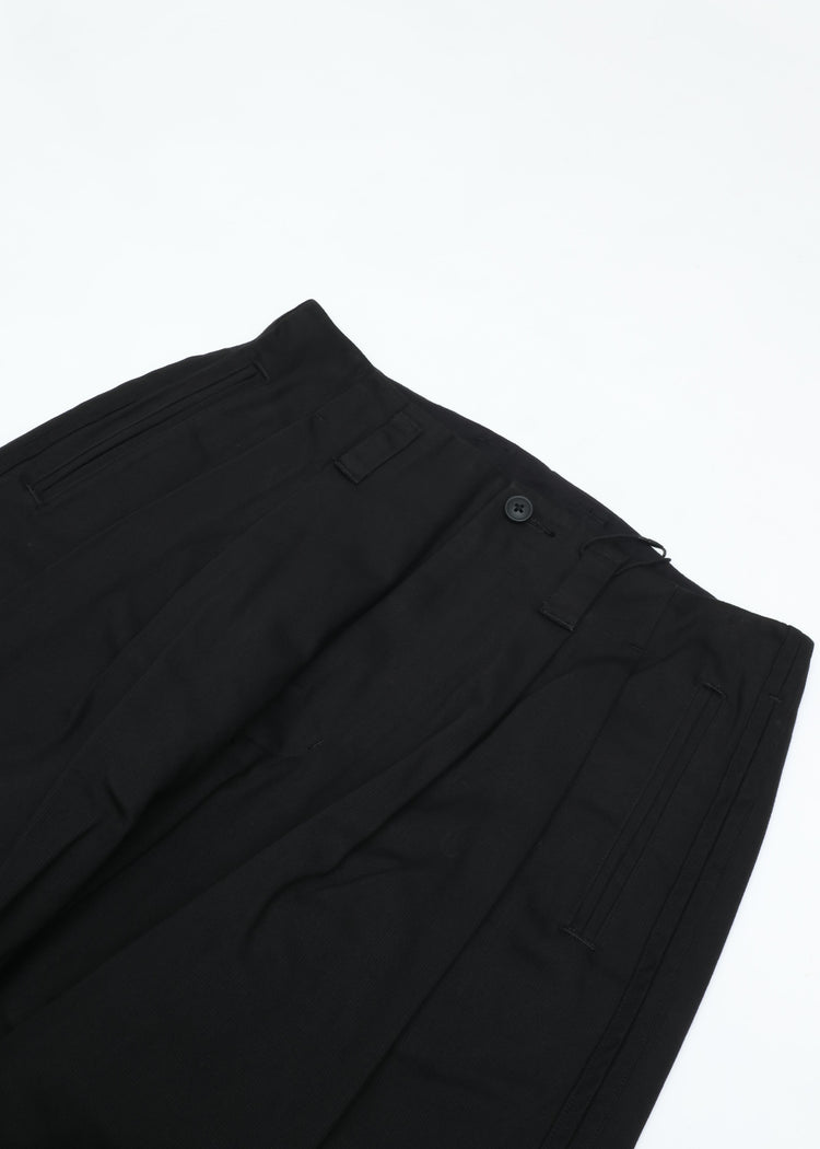 roundabout   Inside-Out 2tuck Pants RA26AW-PT04 BLACK