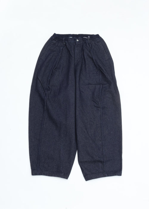 roundabout   Denim Big Balloon Pants RA26AW-PT01 indigo blue