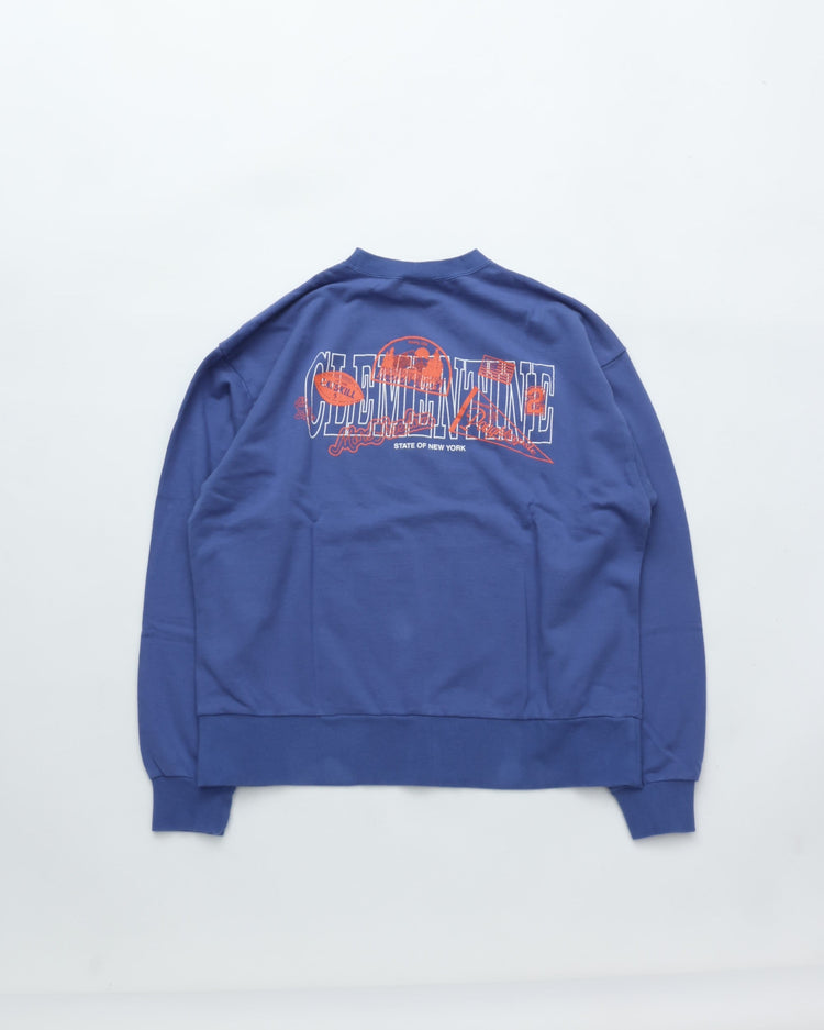 THE SHINZONE  CLEMENTINE SWEATSHIRT 83 BLUE