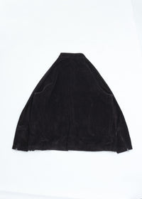 roundabout   Corduroy Stand Collar Smock RA26AW-BL01 BLACK