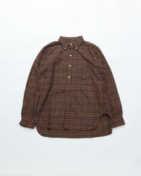 THE CORONA UTILITY CS005 - WCW SHIRT PULLOVER / Brown × BLUE