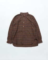 THE CORONA UTILITY CS005 - W.C.W SHIRT PULLOVER / Brown × BLUE