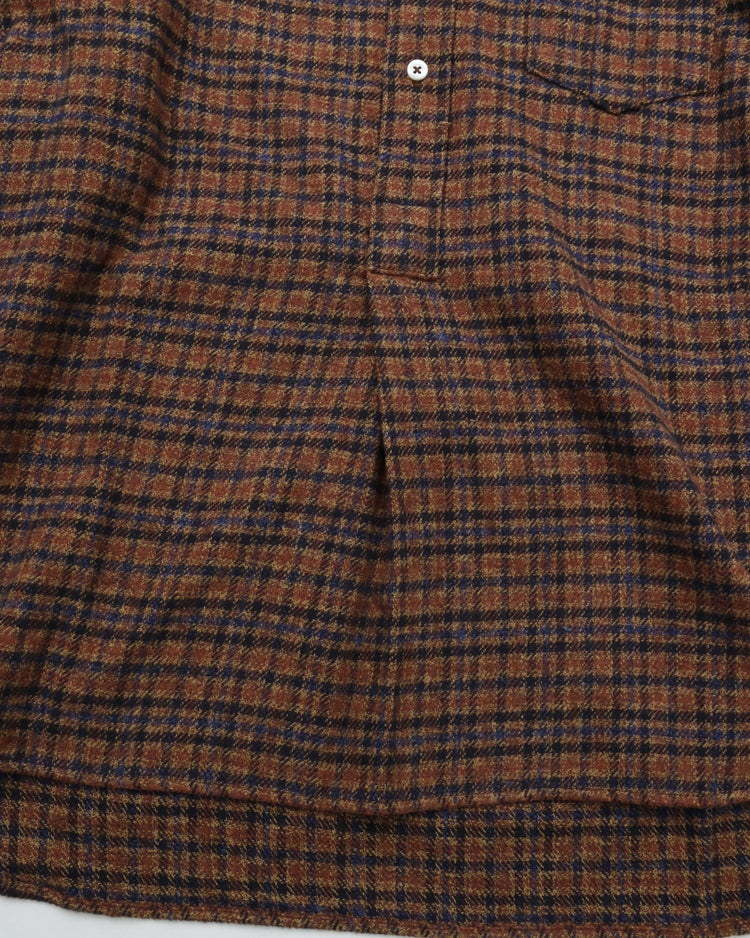 THE CORONA UTILITY CS005 - WCW SHIRT PULLOVER / Brown × BLUE