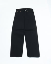 A VONTADE   5 Pocket Jeans High-Rise Wide Fit -BLACK-VTD-0105SXX-JNS