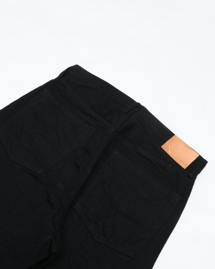 A VONTADE   5 Pocket Jeans High-Rise Wide Fit -BLACK-VTD-0105SXX-JNS