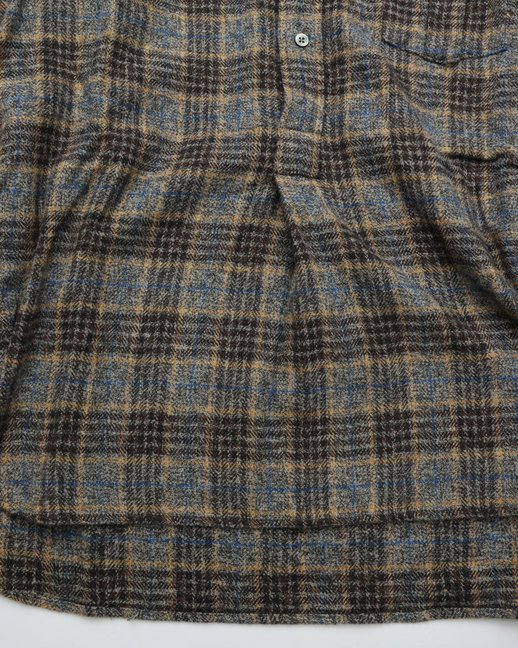 THE CORONA UTILITY CS005 - W.C.W SHIRT PULLOVER / Grey × Brown