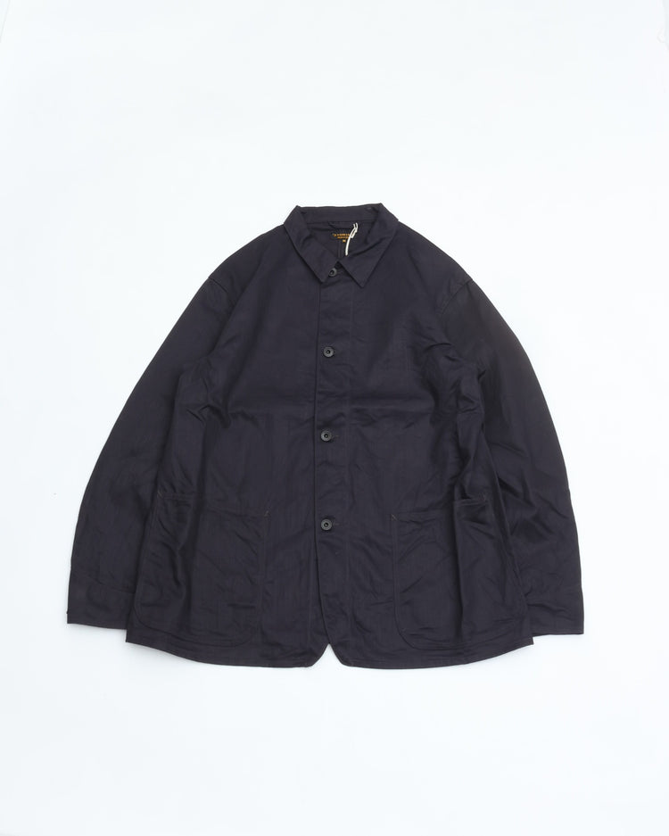 A VONTADE  40's Coverall -C/L Herringbone- VTD-0573-JK EGGPLANT