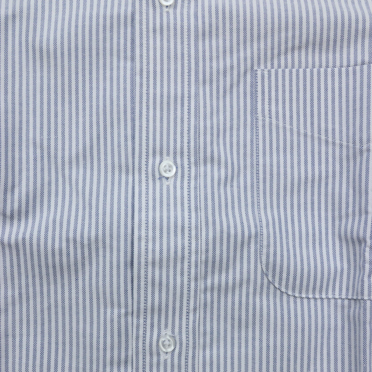 WORKERS  6 Button BD Supima OX Stripe