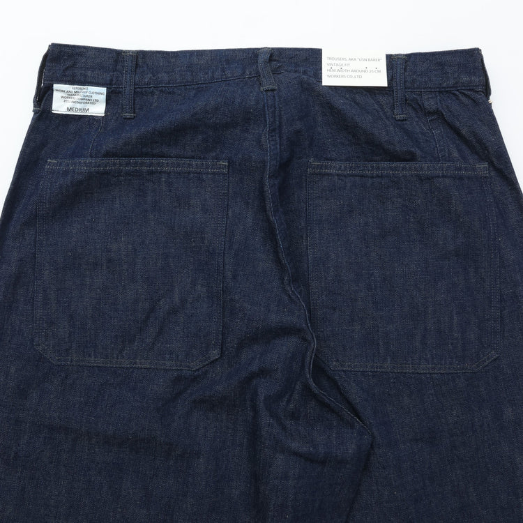 WORKERS USN Baker Vintage Fit Brown Back Denim