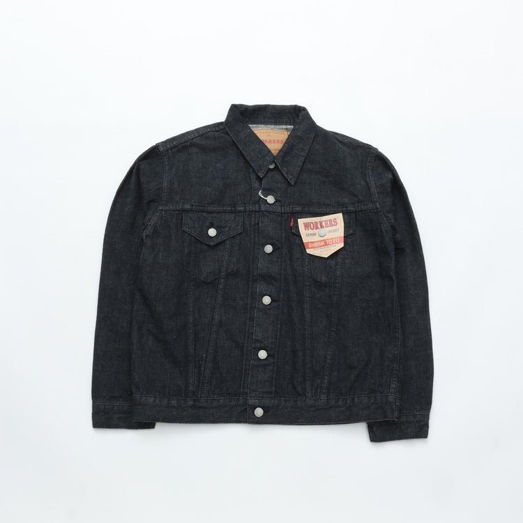 WORKERS  Lot 857 Black 13.75oz, Black Raw Denim,
