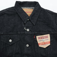 WORKERS Lot 857 Black 13.75oz, Black Raw Denim,