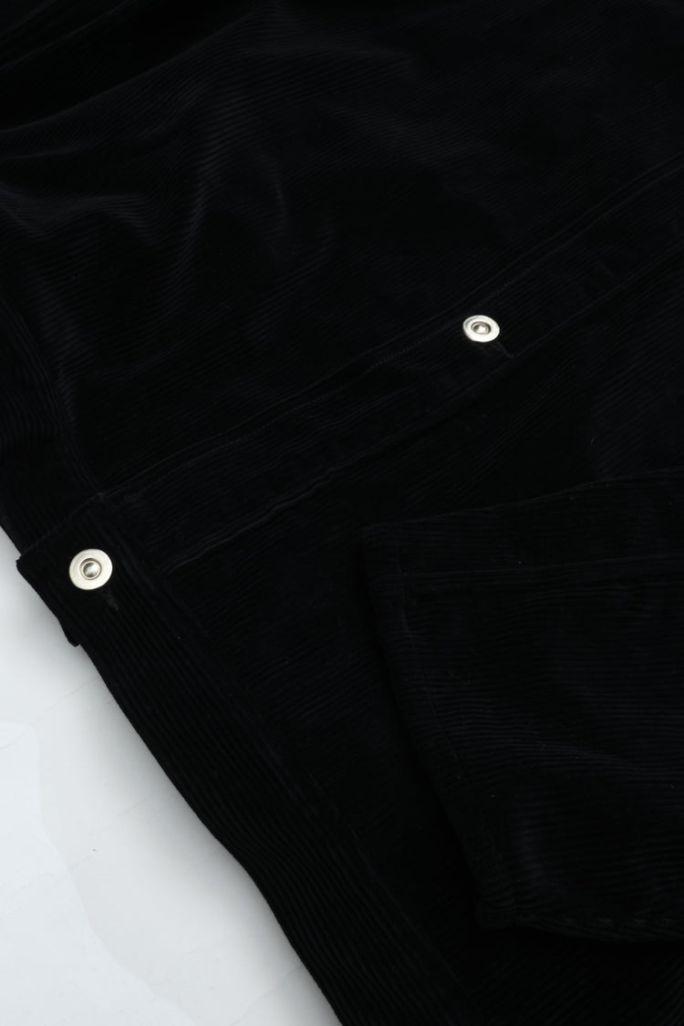 YOKO SAKAMOTO WORK BLOUSE CORDUROY Black YS-26AW-24