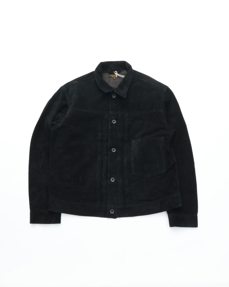 A VONTADE  Type 1 Jacket  -Suede- BLACK
