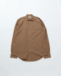 THE SHINZONE / PECK CHECKED SHIRT 41 BEIGE