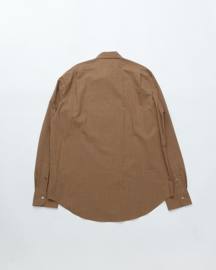 THE SHINZONE / PECK CHECKED SHIRT 41 BEIGE