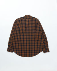 THE SHINZONE / PECK CHECKED SHIRT 85 NAVY