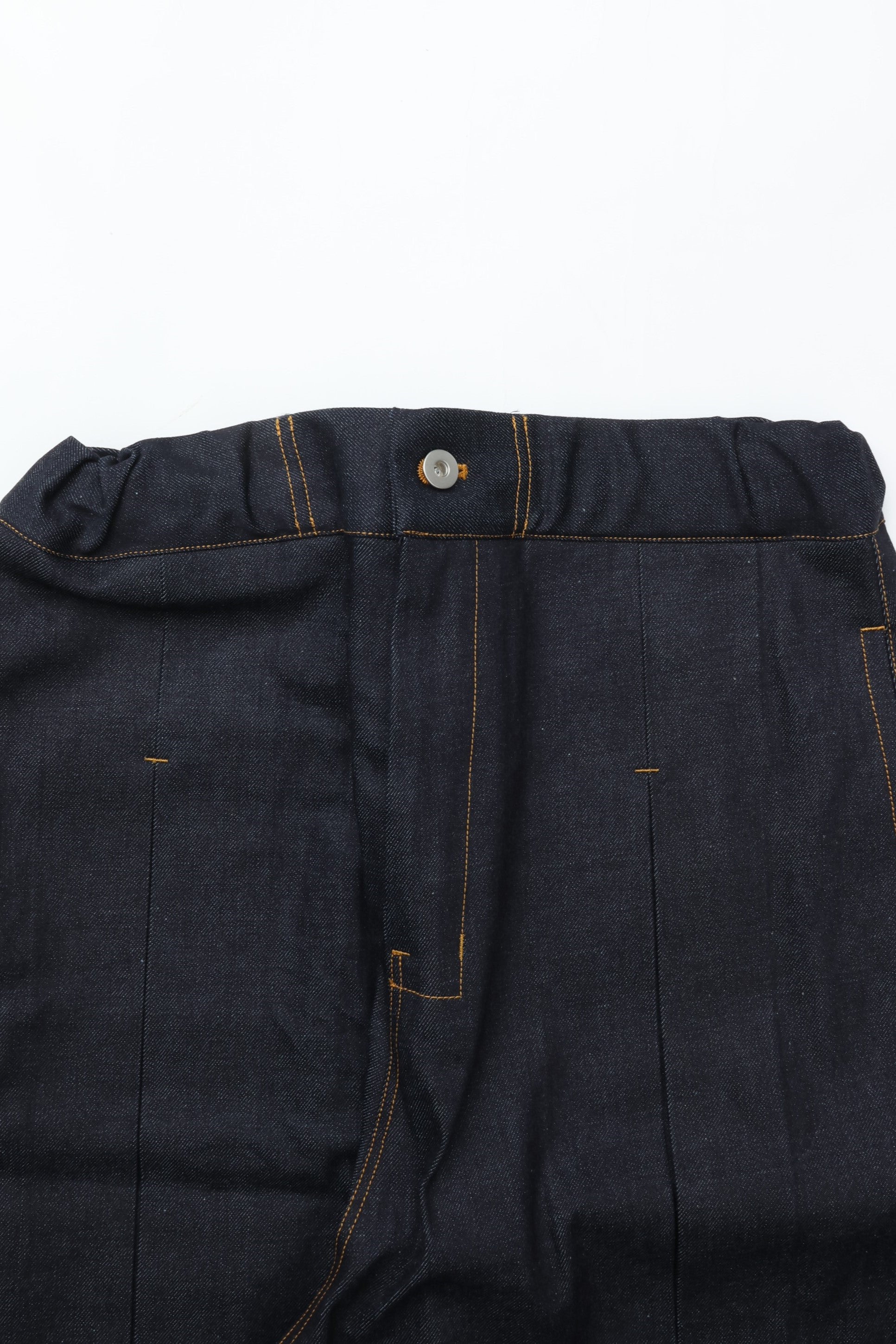 sage NATION BOX PLEAT TROUSER DENIM RAW DENIM – CASDAY