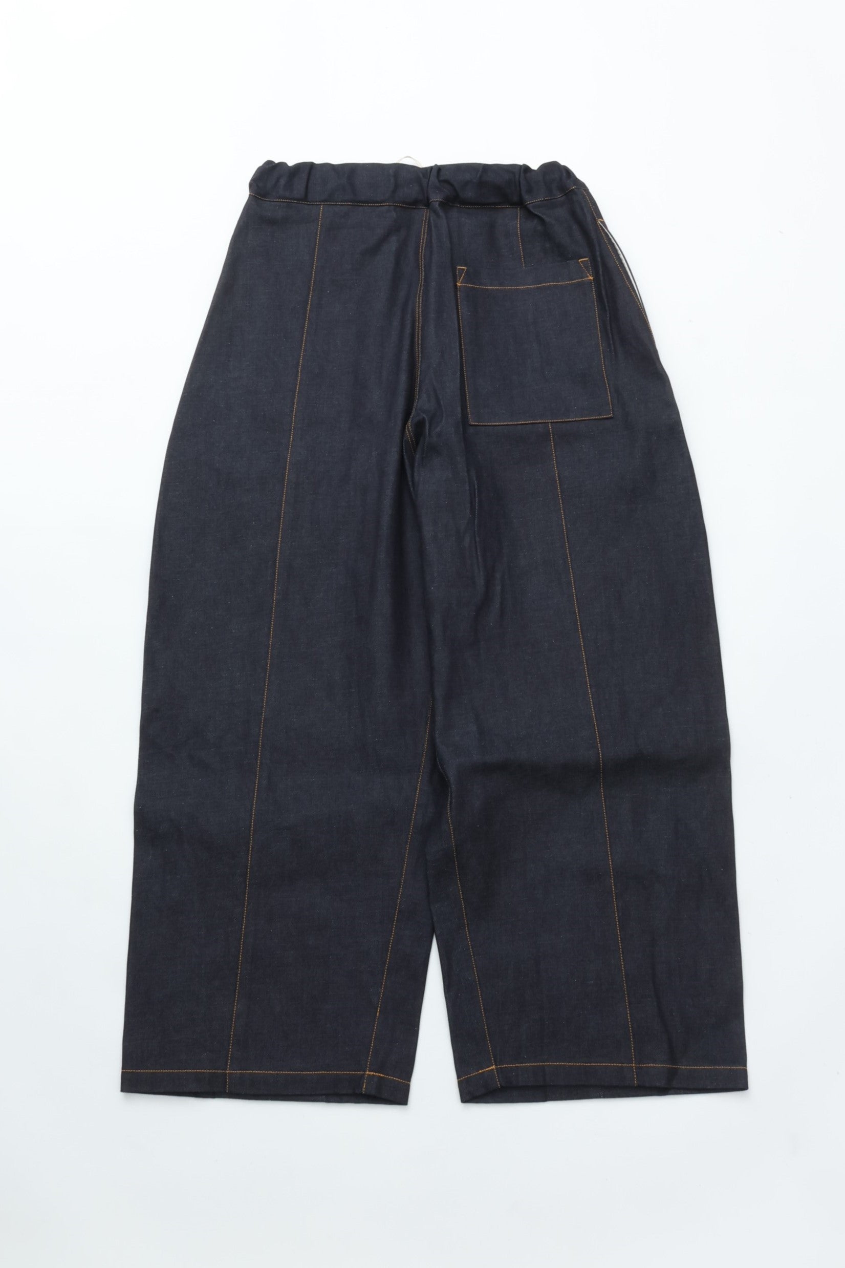 sage NATION BOX PLEAT TROUSER DENIM RAW DENIM – CASDAY