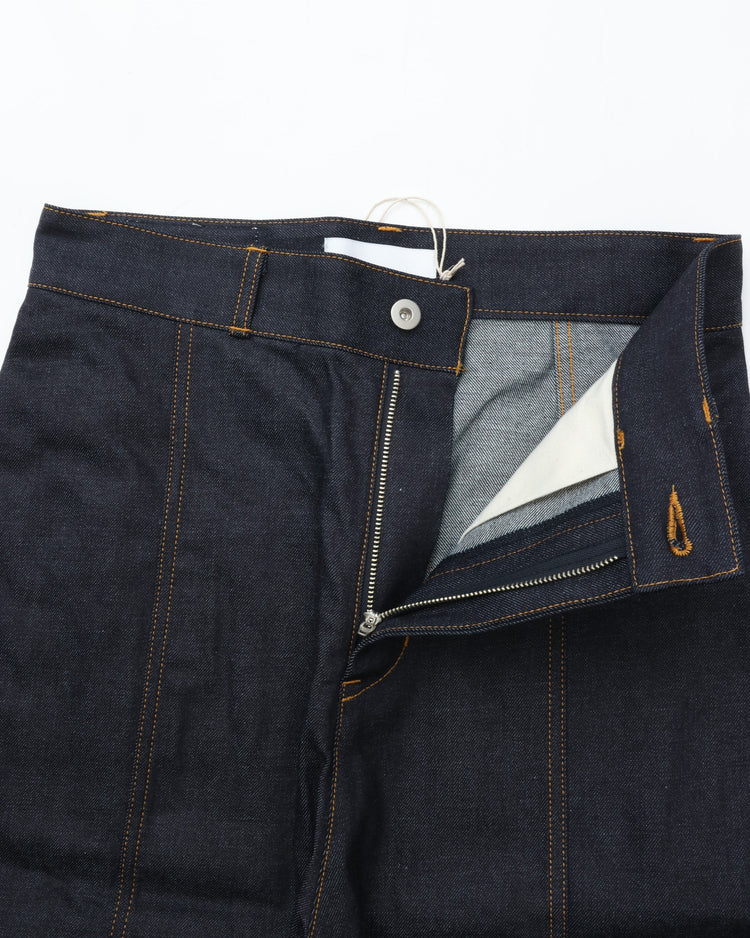 sage NATION WELT TROUSER RAW DENIM RAW DENIM