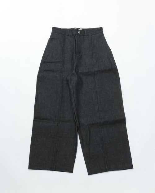 sage NATION  WELT TROUSER RAW DENIM RAW BLACK