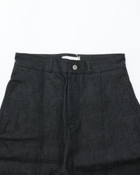 sage NATION  WELT TROUSER RAW DENIM RAW BLACK