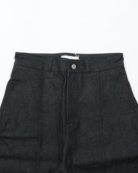 sage NATION  WELT TROUSER RAW DENIM RAW BLACK