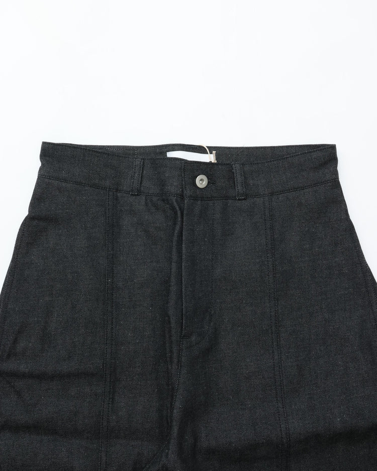 sage NATION  WELT TROUSER RAW DENIM RAW BLACK