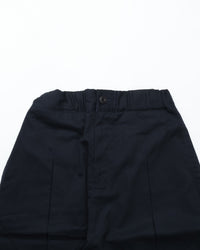 sage NATION  BOX PLEAT TROUSER NAVY