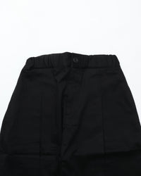 sage NATION BOX PLEAT TROUSER BLACK
