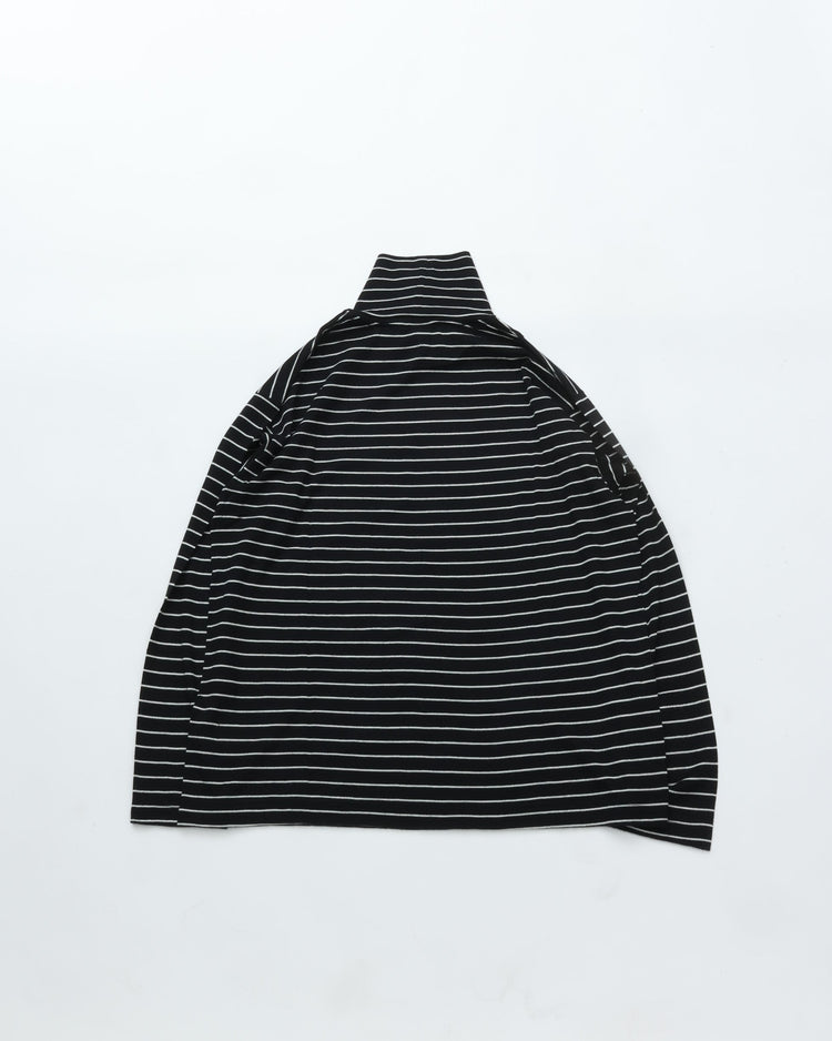 FilMelange WOLTER  NEW ZEALAND MERINO WOOL TENJIKU black*white border