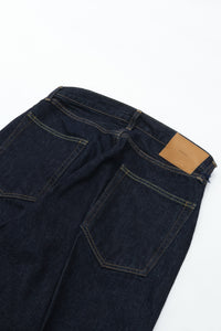 HATSKI  Buckle Denim Trousers Washi Denim Black DENIM05-W