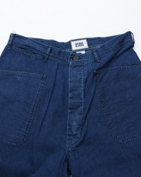 FATIGUE SLACKS FP015 UTILITY NAVY SLACKS Indigo w Bio-wash