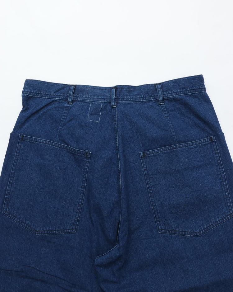 FATIGUE SLACKS  FP015 UTILITY NAVY SLACKS  Indigo w Bio-wash