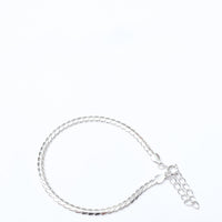 THE OBJECT / PAR Narrow Snake Bracelet Silver-24005S