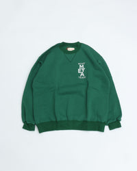 MEYAME  NO.6 EMBROIDELY SWEAT (BRUSHED LINING) GREEN