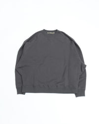 HAVERSACK / 412522 Azuma Fleece Crew Neck Shirt CHARCOAL