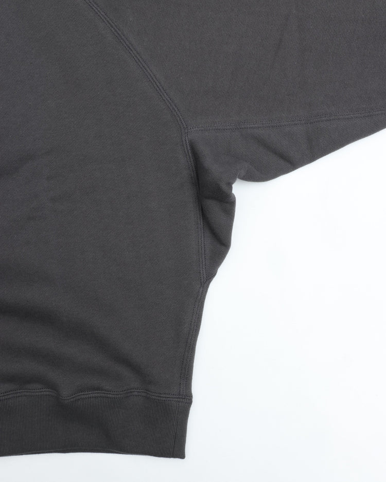 HAVERSACK / 412522 Azuma Fleece Crew Neck Shirt CHARCOAL