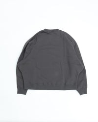 HAVERSACK / 412522 Azuma Fleece Crew Neck Shirt CHARCOAL