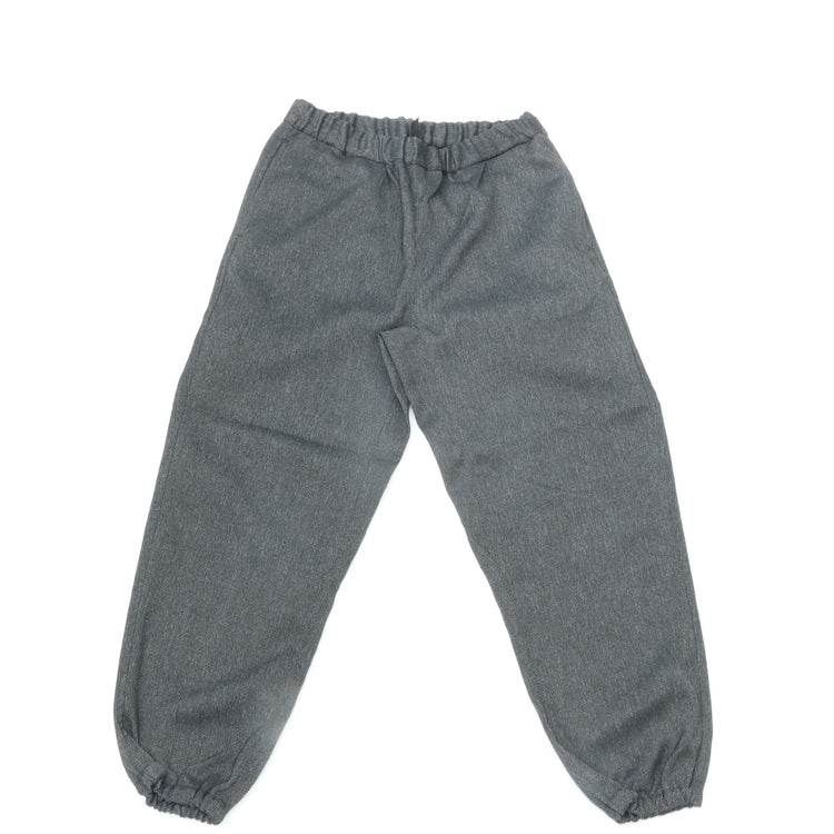maillot / mature tech tweed rib trouser GRAY
