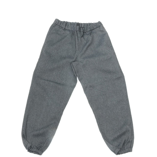 maillot / mature tech tweed rib trouser GRAY