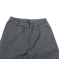 maillot / mature tech tweed rib trouser GRAY