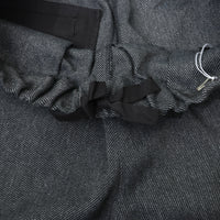 maillot / mature tech tweed rib trouser GRAY