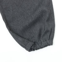maillot / mature tech tweed rib trouser GRAY