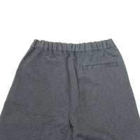 maillot / mature tech tweed rib trouser GRAY