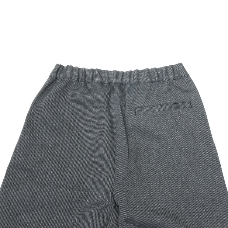 maillot / mature tech tweed rib trouser GRAY